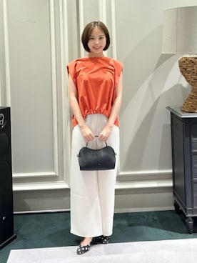 「MACPHEE（マカフィー）のアイテム」を使った、Matsui_TOMORROWLANDさん（レディース・156cm）の夏コーディネート