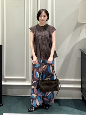 Matsui_TOMORROWLANDさん（レディース・156cm）の夏コーディネート