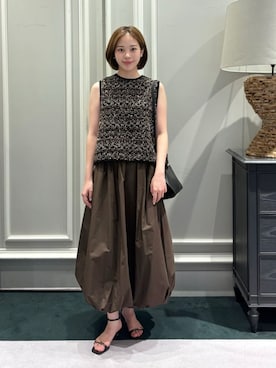 「tov（トーヴ）のアイテム」を使った、Matsui_TOMORROWLANDさん（レディース・156cm）の夏コーディネート