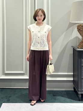 「tov（トーヴ）のアイテム」を使った、Matsui_TOMORROWLANDさん（レディース・156cm）の夏コーディネート