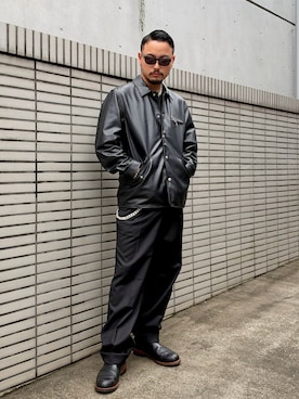 「アイテム（ウォレットチェーン）」を使った、RYOMA(THE CRIMIE)さん（メンズ・174cm）の秋コーディネート