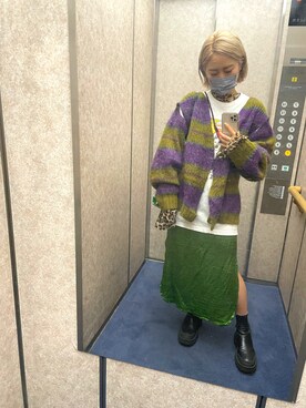 「SON OF THE CHEESE（サノバチーズ）のアイテム」を使った、りりかさん（レディース・157cm）の秋コーディネート