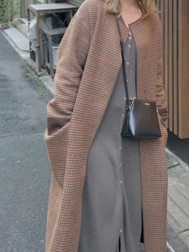 「I_am（アイアム）のアイテム（ジャケット/アウター）」を使った、ちさとさん（レディース・165cm）の秋コーディネート