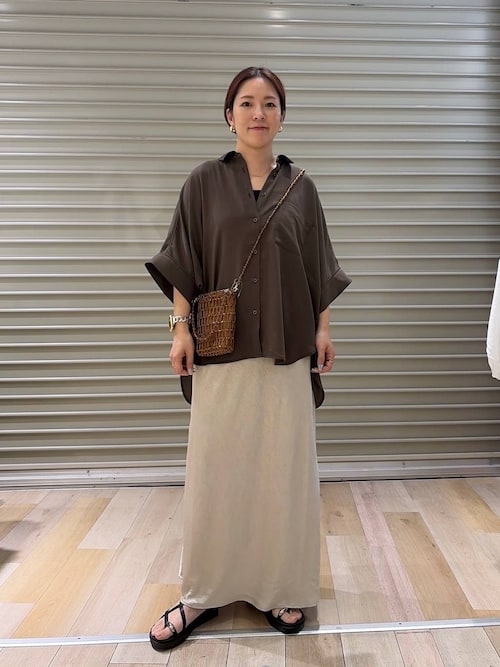 ストレッチサテンスカートSS 652447【KKfashion紹介アイテム