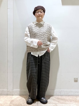 「studio CLIP（スタディオクリップ）のアイテム」を使った、ぽんかよさん（レディース・157cm）の秋コーディネート