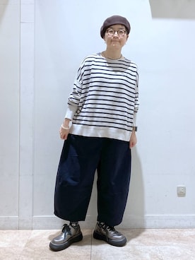 ぽんかよさん（レディース・157cm）の秋コーディネート