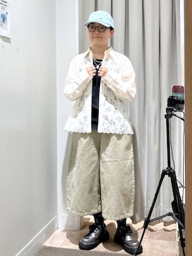 「JEANASIS（ジーナシス）のアイテム」を使った、ぽんかよさん（レディース・157cm）の春コーディネート