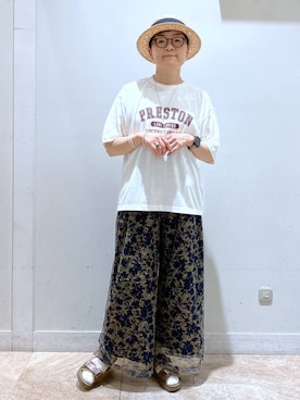 ぽんかよさん(レディース・157cm)の夏コーディネート