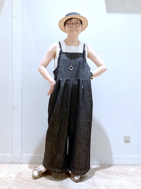 「studio CLIP（スタディオクリップ）のアイテム」を使った、ぽんかよさん（レディース・157cm）の夏コーディネート