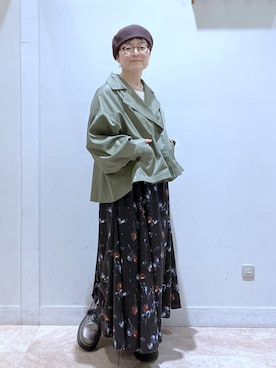 ぽんかよさん（レディース・157cm）の秋コーディネート