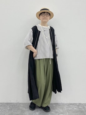 ぽんかよさん（レディース・157cm）の春コーディネート