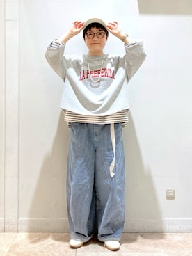 「studio CLIP（スタディオクリップ）のアイテム」を使った、ぽんかよさん（レディース・157cm）の冬コーディネート