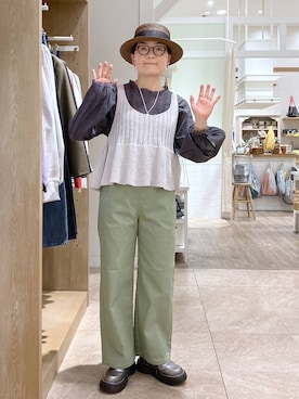 ぽんかよさん（レディース・157cm）の春コーディネート