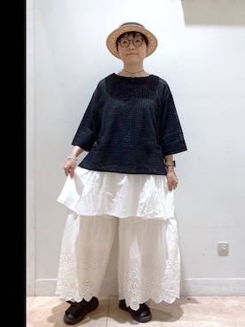 ぽんかよさん（レディース・157cm）の春コーディネート