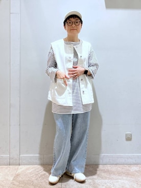 ぽんかよさん（レディース・157cm）の冬コーディネート