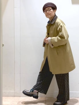 「LAKOLE（ラコレ）のアイテム」を使った、ぽんかよさん（レディース・157cm）の秋コーディネート