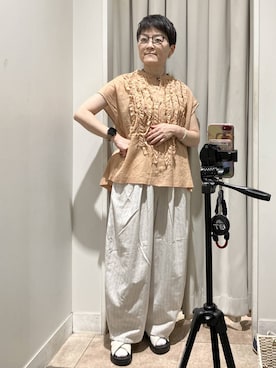 ぽんかよさん（レディース・157cm）の夏コーディネート