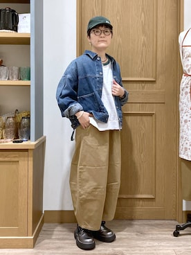 「studio CLIP（スタディオクリップ）のアイテム」を使った、ぽんかよさん（レディース・157cm）の秋コーディネート