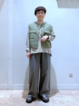 ぽんかよさん（レディース・157cm）の秋コーディネート