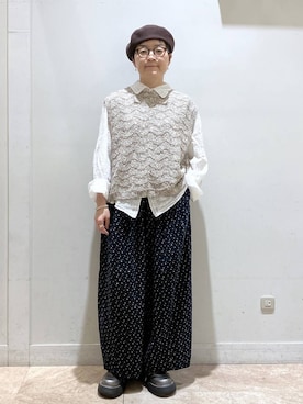「studio CLIP（スタディオクリップ）のアイテム」を使った、ぽんかよさん（レディース・157cm）の秋コーディネート