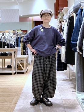 ぽんかよさん（レディース・157cm）の秋コーディネート