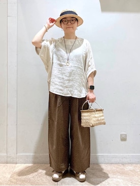 ぽんかよさん(レディース・157cm)の夏コーディネート