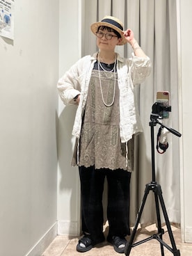 「studio CLIP（スタディオクリップ）のアイテム」を使った、ぽんかよさん（レディース・157cm）の春コーディネート