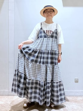ぽんかよさん(レディース・157cm)の夏コーディネート