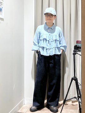 「JEANASIS（ジーナシス）のアイテム」を使った、ぽんかよさん（レディース・157cm）の春コーディネート