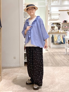 ぽんかよさん（レディース・157cm）の夏コーディネート