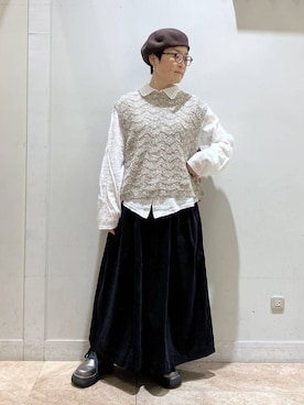 「studio CLIP（スタディオクリップ）のアイテム」を使った、ぽんかよさん（レディース・157cm）の秋コーディネート