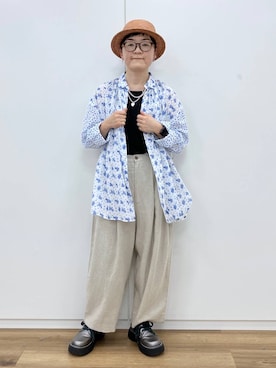 「LAKOLE（ラコレ）のアイテム」を使った、ぽんかよさん（レディース・157cm）の春コーディネート