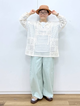 ぽんかよさん（レディース・157cm）の春コーディネート