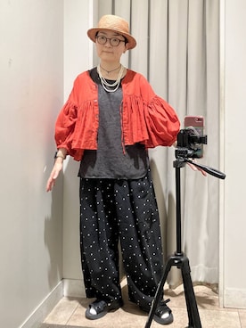 「LAKOLE（ラコレ）のアイテム」を使った、ぽんかよさん（レディース・157cm）の春コーディネート