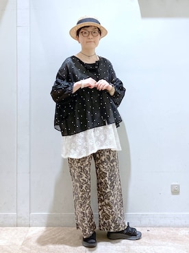 ぽんかよさん（レディース・157cm）の春コーディネート