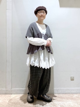 ぽんかよさん（レディース・157cm）の秋コーディネート