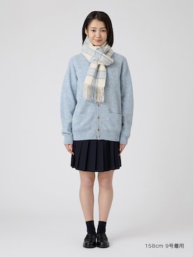 「EASTBOY（イーストボーイ）のローファー 通学 学生 靴 女子 中学生 高校生 スクール 入学式 卒業式（ローファー、ブラック系）」を使った、EASTBOY 1さん（レディース・158cm）の秋コーディネート