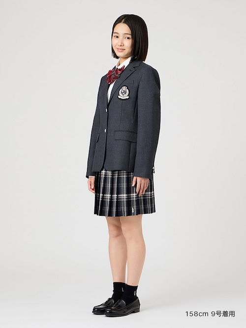 ジャケット シルバーエンブレム ブレザー 制服 学生 中学 高校