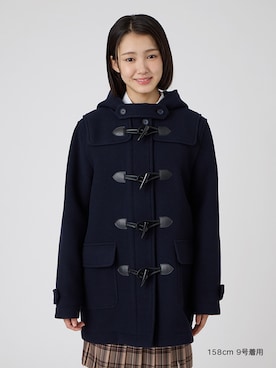 「EASTBOY（イーストボーイ）のシャツ 長袖 ブラウス 女子 通学 制服 学生服 中学生 高校生 スクール 入学式 卒業式（シャツ/ブラウス、ホワイト系）」を使った、EASTBOY 1さん（レディース・158cm）の秋コーディネート