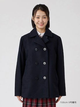 「EASTBOY（イーストボーイ）のシャツ 長袖 ブラウス 女子 通学 制服 学生服 中学生 高校生 スクール 入学式 卒業式（シャツ/ブラウス、ホワイト系）」を使った、EASTBOY 1さん（レディース・158cm）の秋コーディネート