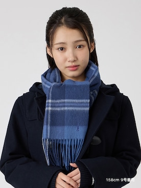 「EASTBOY（イーストボーイ）のダッフルコート 制服 スクールコート 中学生 高校生（ダッフルコート、ブルー系）」を使った、EASTBOY 1さん（レディース・158cm）の秋コーディネート