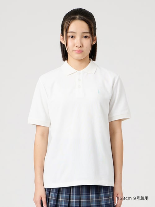 セール】ポロシャツ 半袖 COOLMAX ミント女神 スクール 制服 通学
