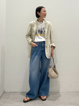 「GOOD ROCK SPEED（グッドロックスピード）のアイテム」を使った、MATSUさん（レディース・154cm）の春コーディネート