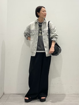 「Teva（テバ）のアイテム」を使った、MATSUさん（レディース・154cm）の春コーディネート