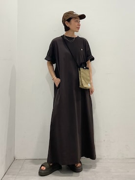 「Drifter（ドリフター）のアイテム」を使った、MATSUさん（レディース・154cm）の春コーディネート