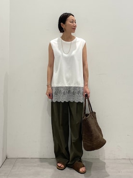 MATSUさん(レディース・154cm)の夏コーディネート