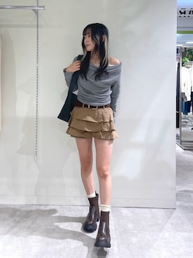 「FREE'S MART（フリーズマート）のアイテム」を使った、ERIさん（レディース・157cm）の秋コーディネート
