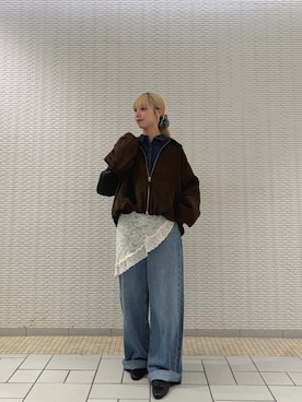 赤松恵衣さん（レディース・158cm）の秋コーディネート