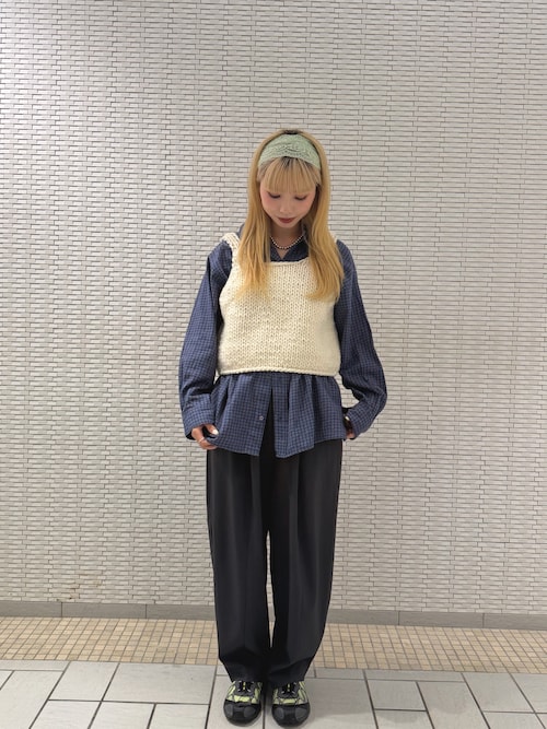 FORK&SPOON　ネルチェックシャツ