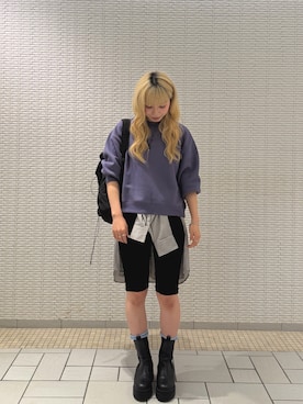 「GYMPHLEX（ジムフレックス）のアイテム」を使った、meiさん（レディース・158cm）の秋コーディネート